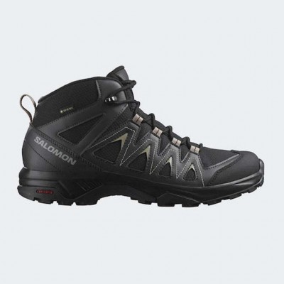 SALOMON X BRAZE MID GTX GORE-TEX 471748 ΜΑΥΡΟ ΜΠΕΖ