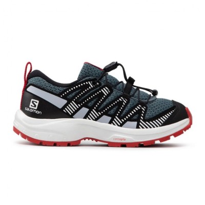 SALOMON XA PRO V8 J L41613700 ΓΚΡΙ ΚΟΚΚΙΝΟ