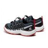 SALOMON XA PRO V8 J L41613700 ΓΚΡΙ ΚΟΚΚΙΝΟ