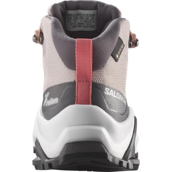SALOMON X RAISE MID GTX J L4707150 ΡΟΖ ΚΑΦΕ