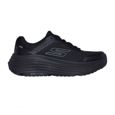 SKECHERS ENGINEERED MESH LACE UP 129470 BBK ΜΑΥΡΟ