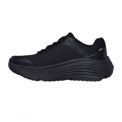 SKECHERS ENGINEERED MESH LACE UP 129470 BBK ΜΑΥΡΟ