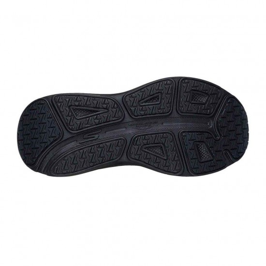 SKECHERS ENGINEERED MESH LACE UP 129470 BBK ΜΑΥΡΟ
