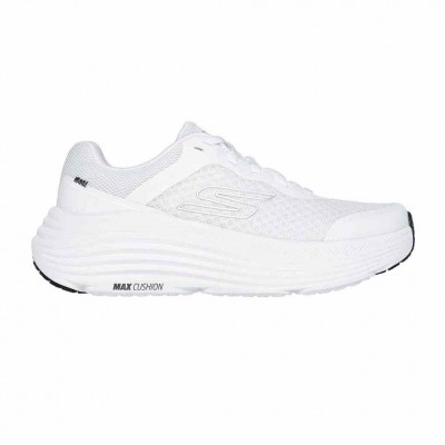 SKECHERS ENGINEERED MESH LACE UP 129470 WBK ΛΕΥΚΟ