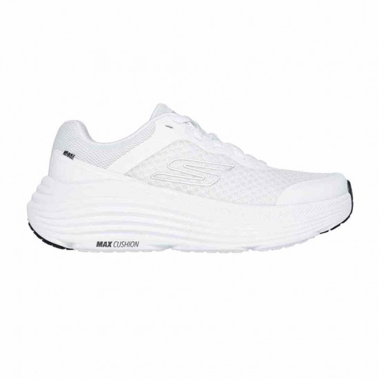 SKECHERS ENGINEERED MESH LACE UP 129470 WBK ΛΕΥΚΟ