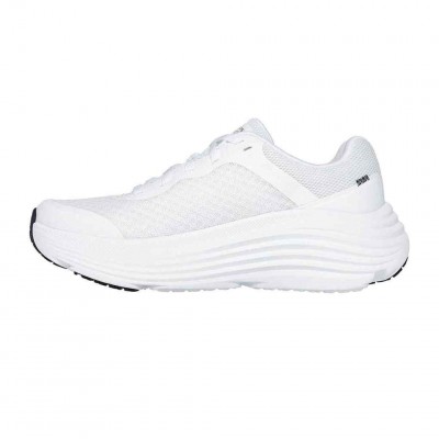 SKECHERS ENGINEERED MESH LACE UP 129470 WBK ΛΕΥΚΟ