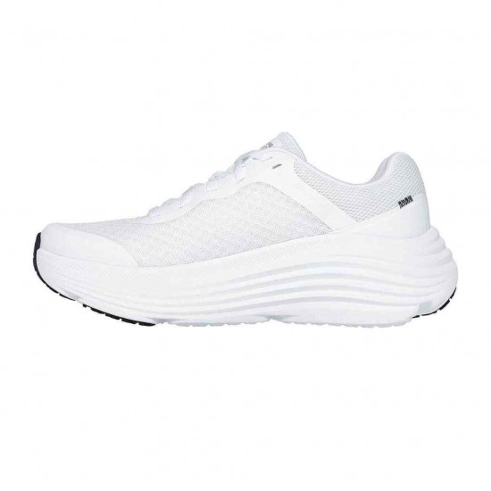 SKECHERS ENGINEERED MESH LACE UP 129470 WBK ΛΕΥΚΟ