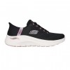 SKECHERS EASY CHIC 150066 BKRG ΜΑΥΡΟ ΡΟΖ