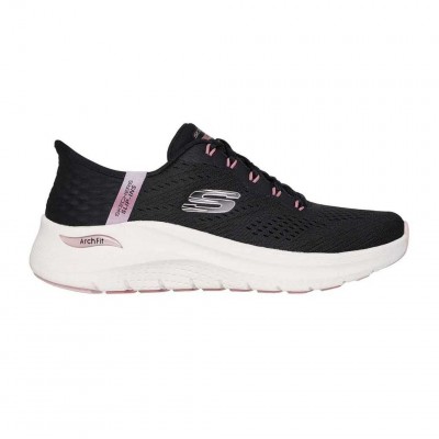 SKECHERS EASY CHIC 150066 BKRG ΜΑΥΡΟ ΡΟΖ