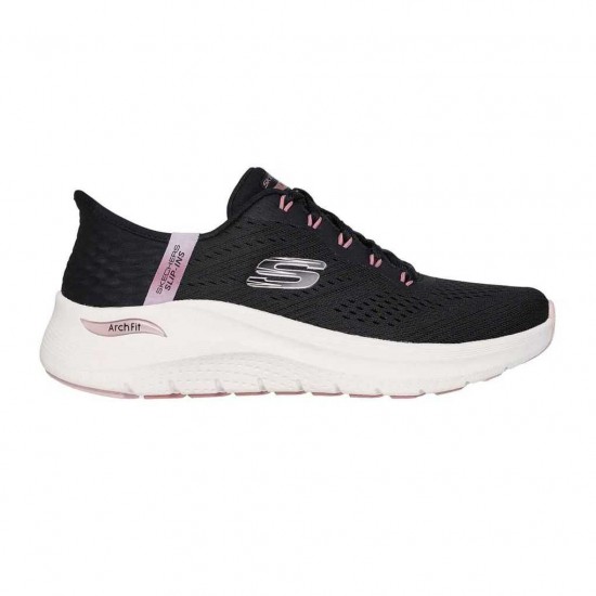 SKECHERS EASY CHIC 150066 BKRG ΜΑΥΡΟ ΡΟΖ