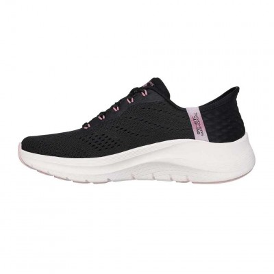 SKECHERS EASY CHIC 150066 BKRG ΜΑΥΡΟ ΡΟΖ