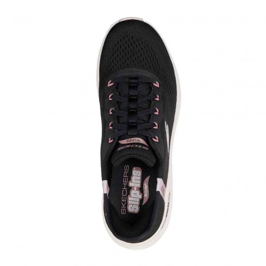 SKECHERS EASY CHIC 150066 BKRG ΜΑΥΡΟ ΡΟΖ