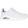 SKECHERS UNO-SHIMMER AWAY W 155196 WSK ΛΕΥΚΟ ΑΣΗΜΙ