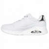 SKECHERS UNO-SHIMMER AWAY W 155196 WSK ΛΕΥΚΟ ΑΣΗΜΙ
