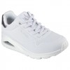 SKECHERS UNO-SHIMMER AWAY W 155196 WSK ΛΕΥΚΟ ΑΣΗΜΙ