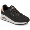 SKECHERS UNO SHIMMER AWAY 155196 BLK ΜΑΥΡΟ
