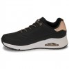 SKECHERS UNO SHIMMER AWAY 155196 BLK ΜΑΥΡΟ