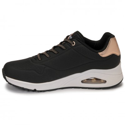 SKECHERS UNO SHIMMER AWAY 155196 BLK ΜΑΥΡΟ