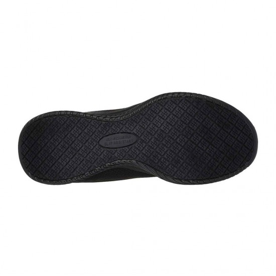 SKECHERS LACE-UP MESH ATHLETIC 108176 BLK ΜΑΥΡΟ