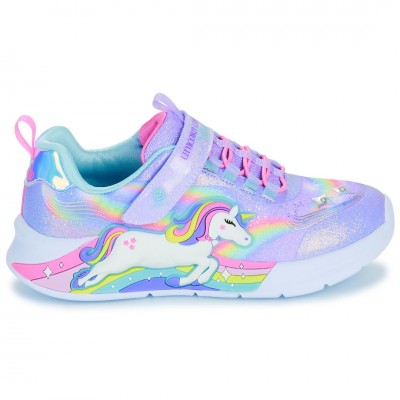 SKECHERS LIGHTED UNICOM BUNGEE GORE 32298L LVMT ΛΙΛΑ
