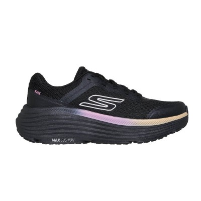 SKECHERS ENGINEERED MESH LACE UP 129470 BKPK ΜΑΥΡΟ ΡΟΖ