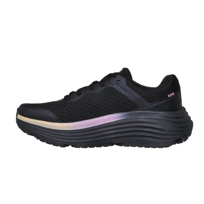 SKECHERS ENGINEERED MESH LACE UP 129470 BKPK ΜΑΥΡΟ ΡΟΖ