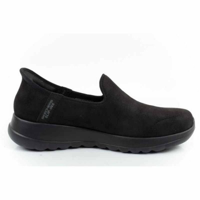 SKECHERS LEATHER TEX 124665 BBK ΜΑΥΡΟ