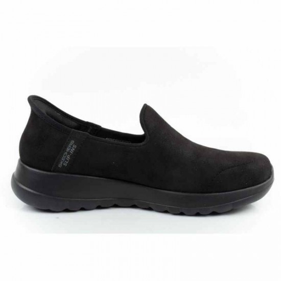 SKECHERS LEATHER TEX 124665 BBK ΜΑΥΡΟ