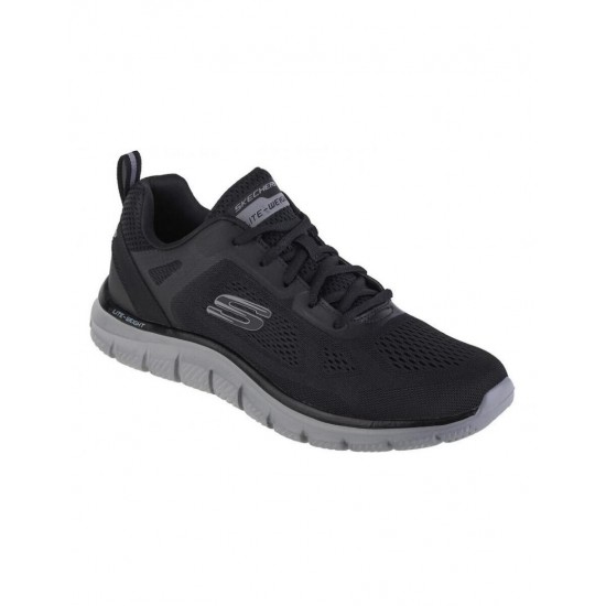 SKECHERS TRACK BROADER 232698 BKCC ΜΑΥΡΟ