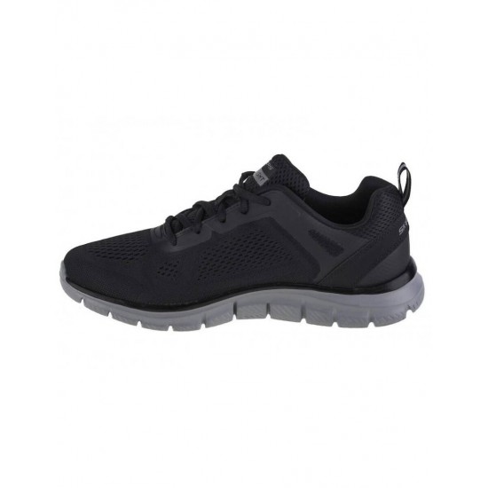 SKECHERS TRACK BROADER 232698 BKCC ΜΑΥΡΟ