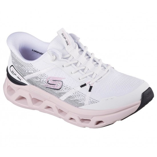 SKECHERS FAST LANE SYNTHETIC 150513 WBPK ΛΕΥΚΟ