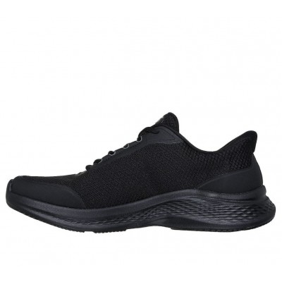 SKECHERS SLIP-INS MESH LACE UP 233183 BBK ΜΑΥΡΟ