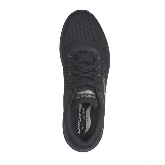 SKECHERS ARCH FIT ENGINEERED MESH LACE UP 232700 BBK ΜΑΥΡΟ