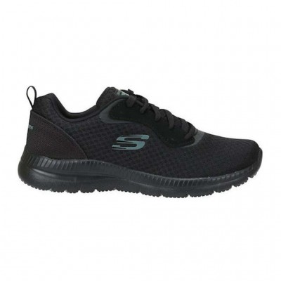 SKECHERS MESH LACE UP 12606 BBK ΜΑΥΡΟ