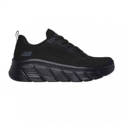 SKECHERS ENGINEERED KNIT 117385 BBK ΜΑΥΡΟ