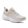 SKECHERS LACE UP ENGINEERED KNIT 117550 NAT ΜΠΕΖ ΛΕΥΚΟ