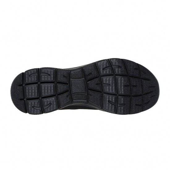SKECHERS MESH BUNGEE SLIP ON 150268 BBK ΜΑΥΡΟ