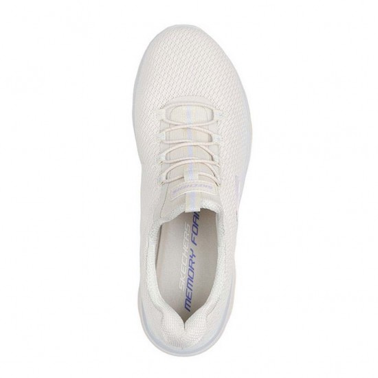 SKECHERS MESH BUNGEE SLIP ON 150268 NTMT ΕΚΡΟΥ
