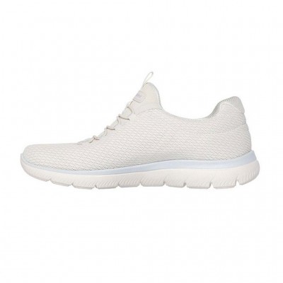 SKECHERS MESH BUNGEE SLIP ON 150268 NTMT ΕΚΡΟΥ