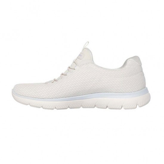 SKECHERS MESH BUNGEE SLIP ON 150268 NTMT ΕΚΡΟΥ