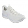 SKECHERS MESH BUNGEE SLIP ON 150268 NTMT ΕΚΡΟΥ