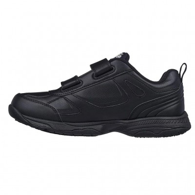 SKECHERS DIGHTON ROLIND SLIP RESISTANT VELCRO 200200 BLK ΜΑΥΡΟ