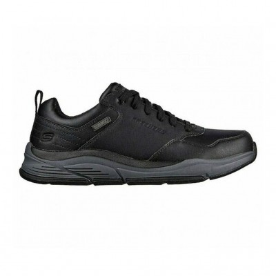 SKECHERS RELAXED FIT BENAGO 210021 BKGY ΜΑΥΡΟ