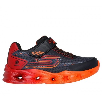 SKECHERS VORTEX 2.0 400604L BKRD ΜΑΥΡΟ ΠΟΡΤΟΚΑΛΙ