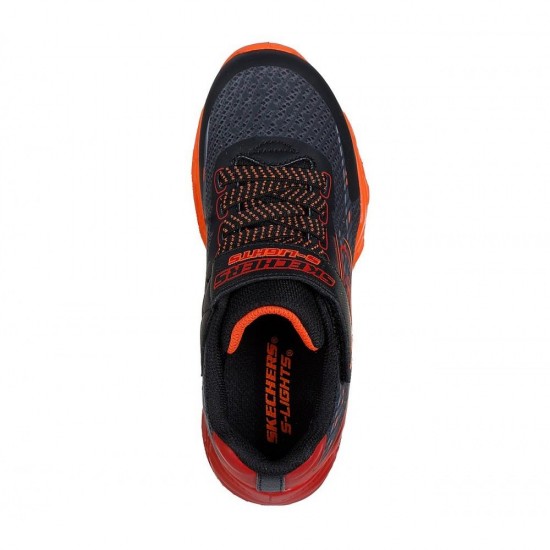 SKECHERS VORTEX 2.0 400604L BKRD ΜΑΥΡΟ ΠΟΡΤΟΚΑΛΙ