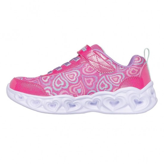 SKECHERS HEART LIGHTS K 303257L HPMT ΡΟΖ