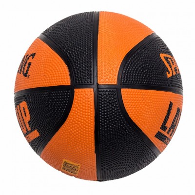 SPALDING LAYUP SIZE 5 84-550Z1 ΠΟΡΤΟΚΑΛΙ ΜΑΥΡΟ