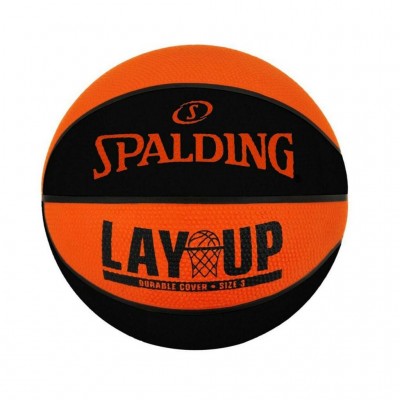 SPALDING ΜΠΑΛΑ OUTDOOR LAY UP 84-548Z1 ΜΑΥΡΟ ΠΟΡΤΟΚΑΛΙ