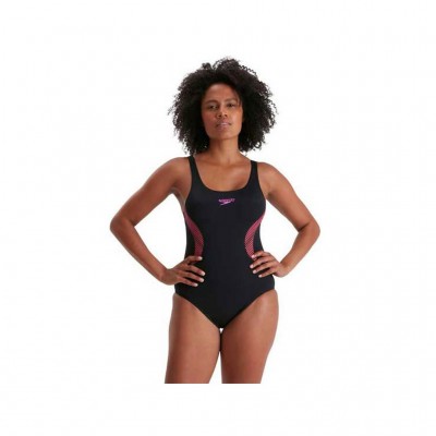 SPEEDO PLACEMENT MUSCLEBACK 08694 G703 BLACK