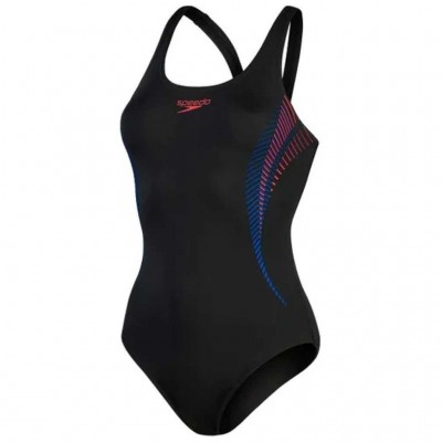 SPEEDO PLACEMENT MUSCLEBACK 003058 14836 ΜΑΥΡΟ ΚΟΚΚΙΝΟ